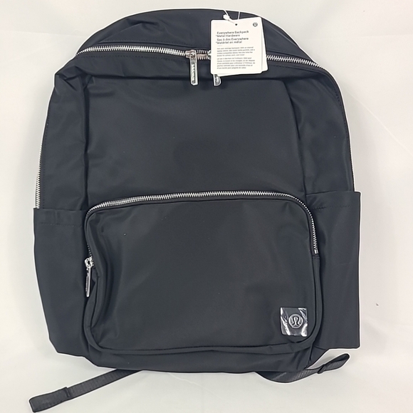 LULULEMON EVERYWHERE BACKPACK 22L BLACK Knit Mesh NWT - Picture 1 of 10